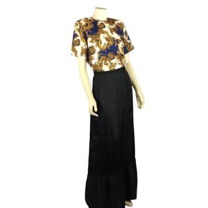 American Vintage black maxi underskirt black with adjustable waist